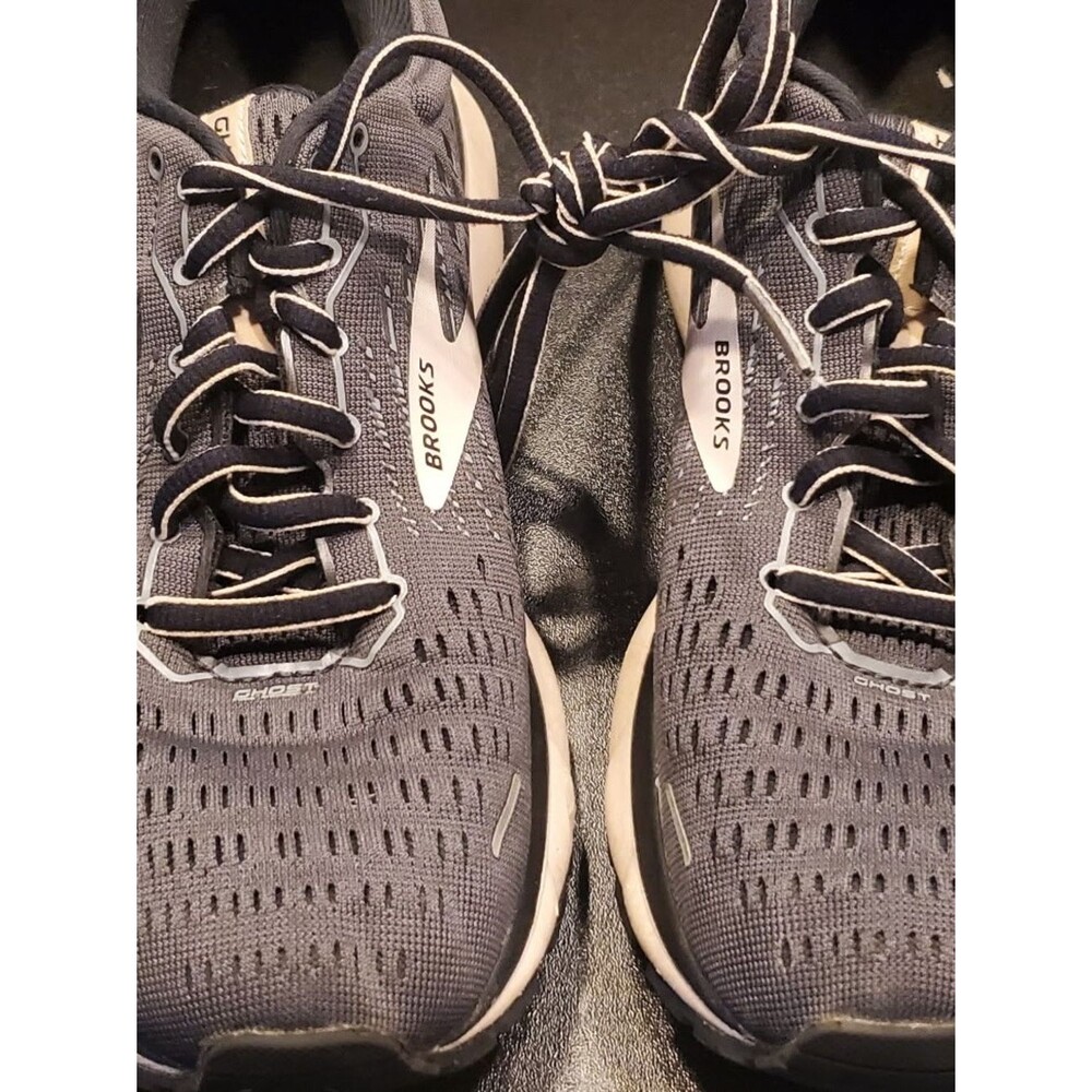 Brooks Men's Running Shoes - Charcoal Gray & White 8.5